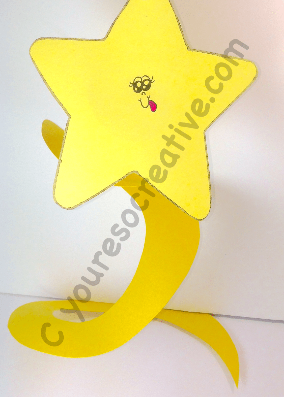 Shooting Star Wishes Kids Craft - Make and Takes