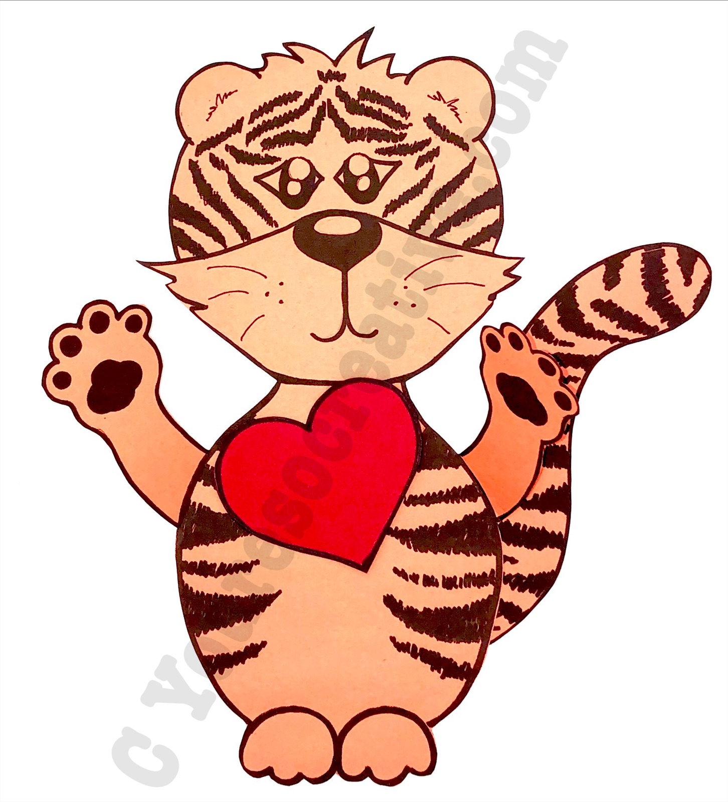 Huggable Tiger - You're so creative