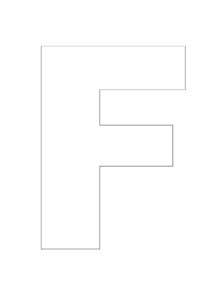 Letter F Worksheet - You're so creative