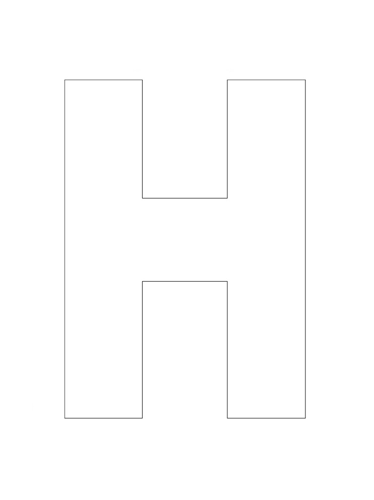 Letter H Worksheet - You're so creative