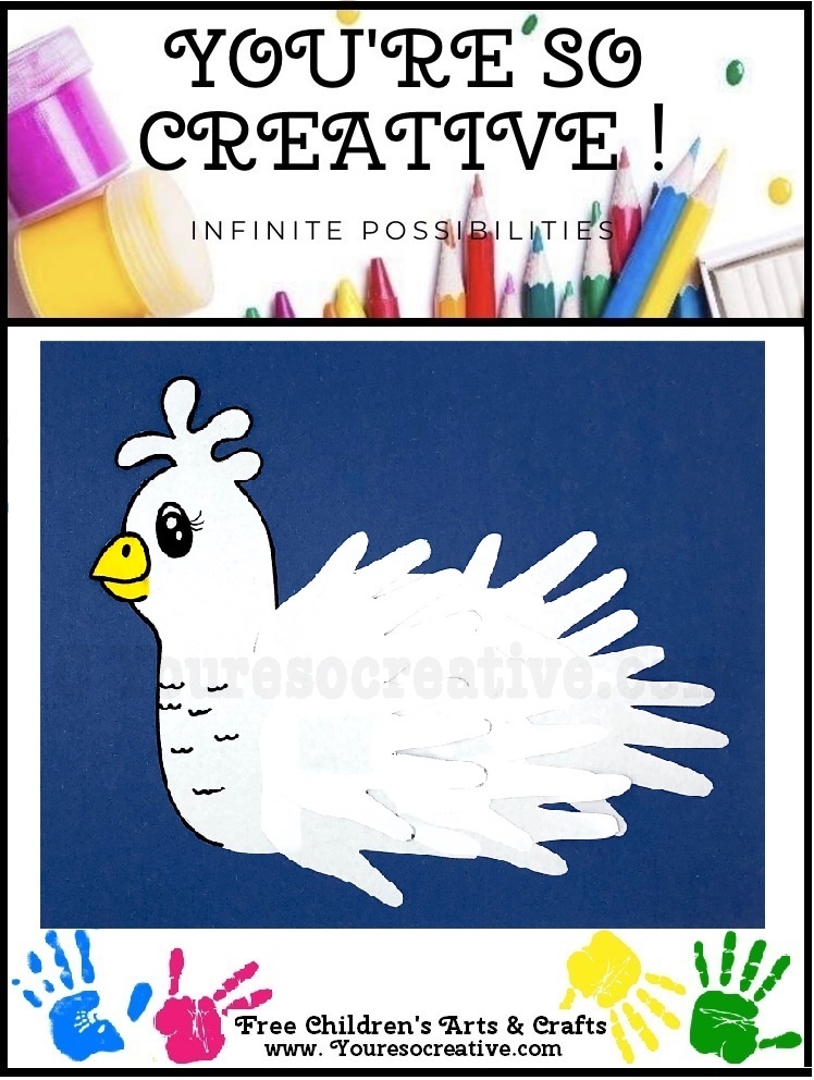 Free Easy Chicken Month Crafts For Children - You're So Creative