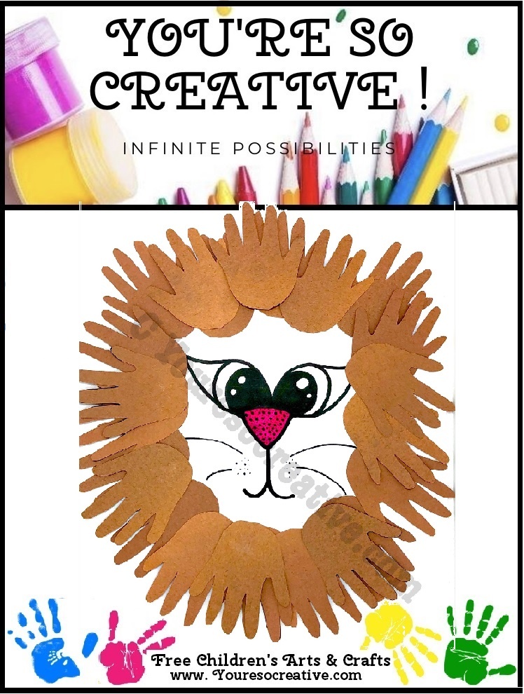 ArtCreativity Construct Your Own Lion Art Project, DIY Art Kit for Kid · Art  Creativity