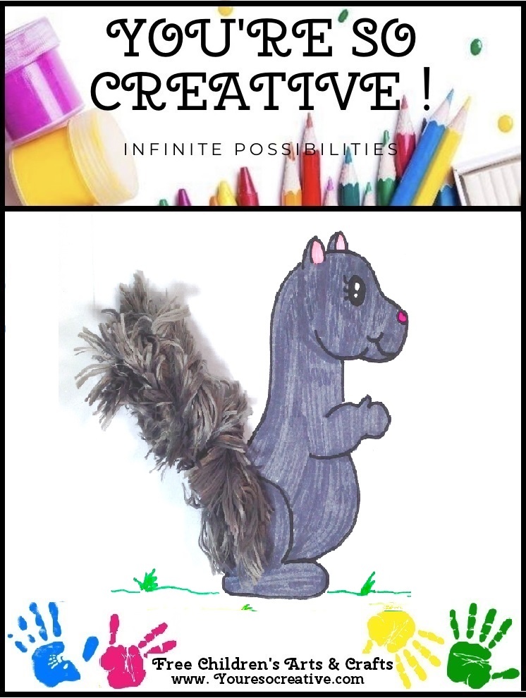 Spring Squirrel, CreArt Kids, Art & Crafts, Products